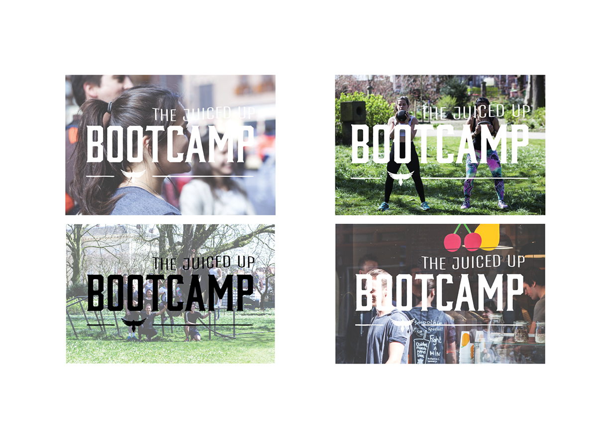fitness bootcamp Health juices smoothies workout movement lettering poster banner logo RAVEZPT alaiafonk the hague