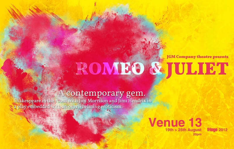 JGM Theatre Company Edinburgh Fringe Festival romeo & juliet