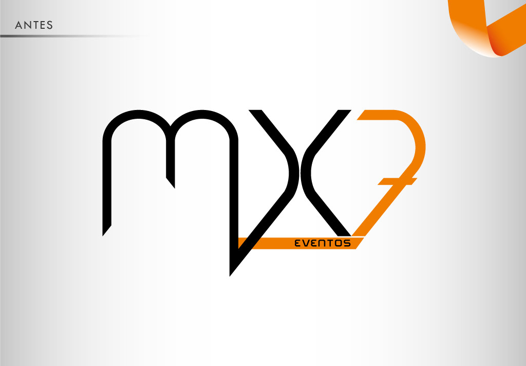 mx7 eventos marca redesign papelaria shows identidade visual