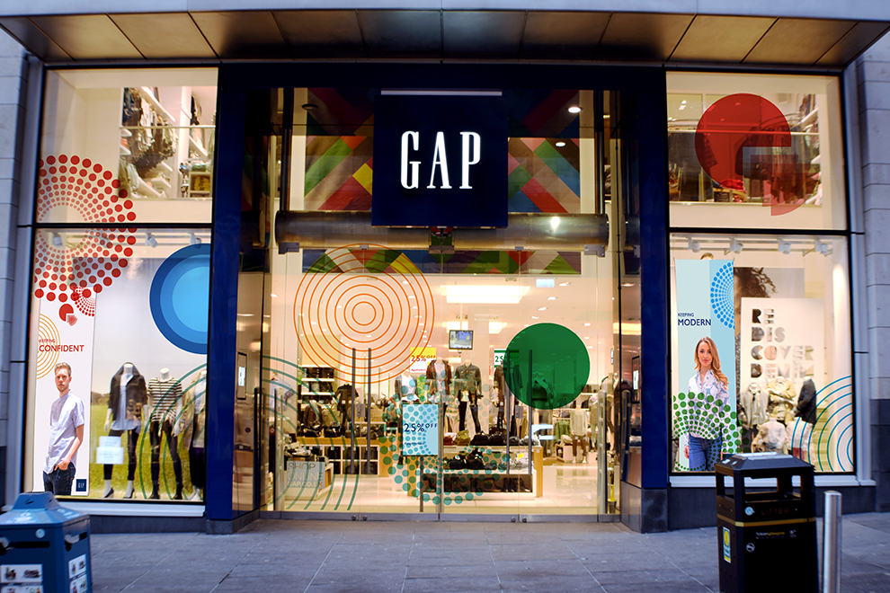gap campaign freshers student discount 25% off male female summer blue green yellow red circles #Ps25Under25