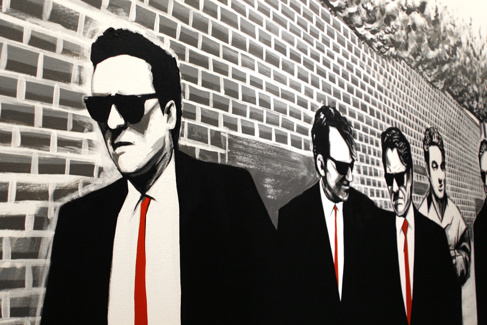 Mural mural art Tarantino reservoir dogs