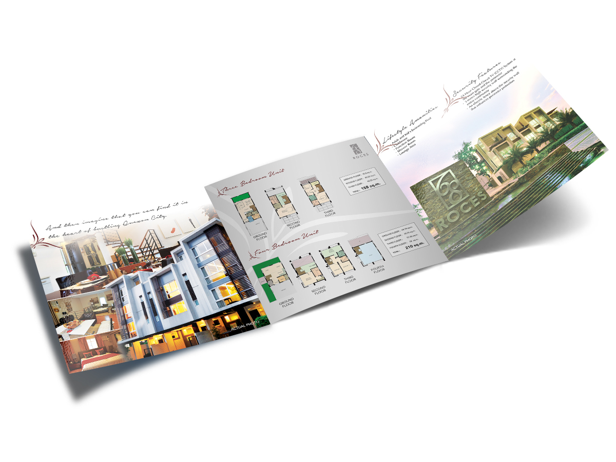 Eton real estate tri-fold brochure