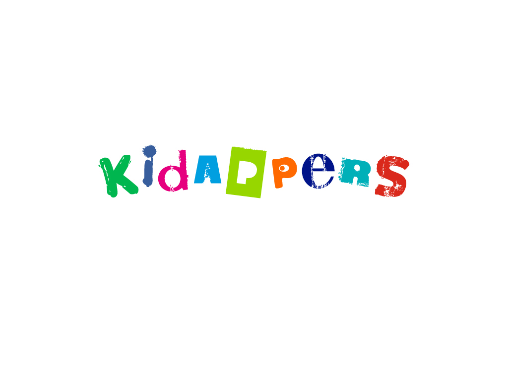 KIDAPPERS Канцтовары личность Интерактивная приложения характер ниндзя иконки logo Logo Design Logotype