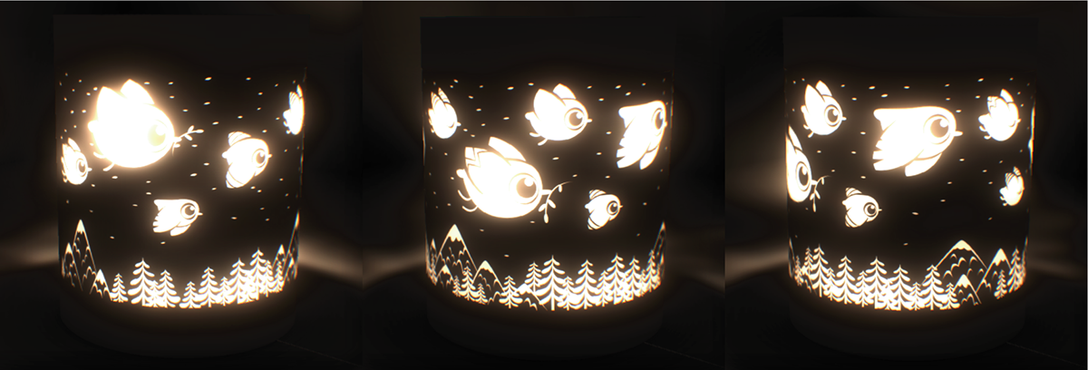 cutoutthedarkness2014 lantern birds Fly Lamp light