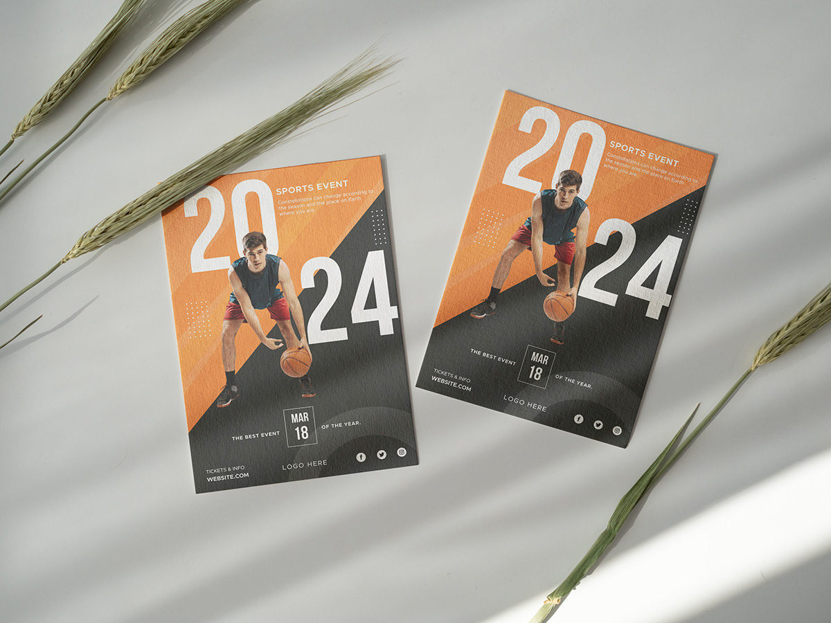 sports Events design Flyer Design basketball Sports Design Social media post Graphic Designer 2024design flyer