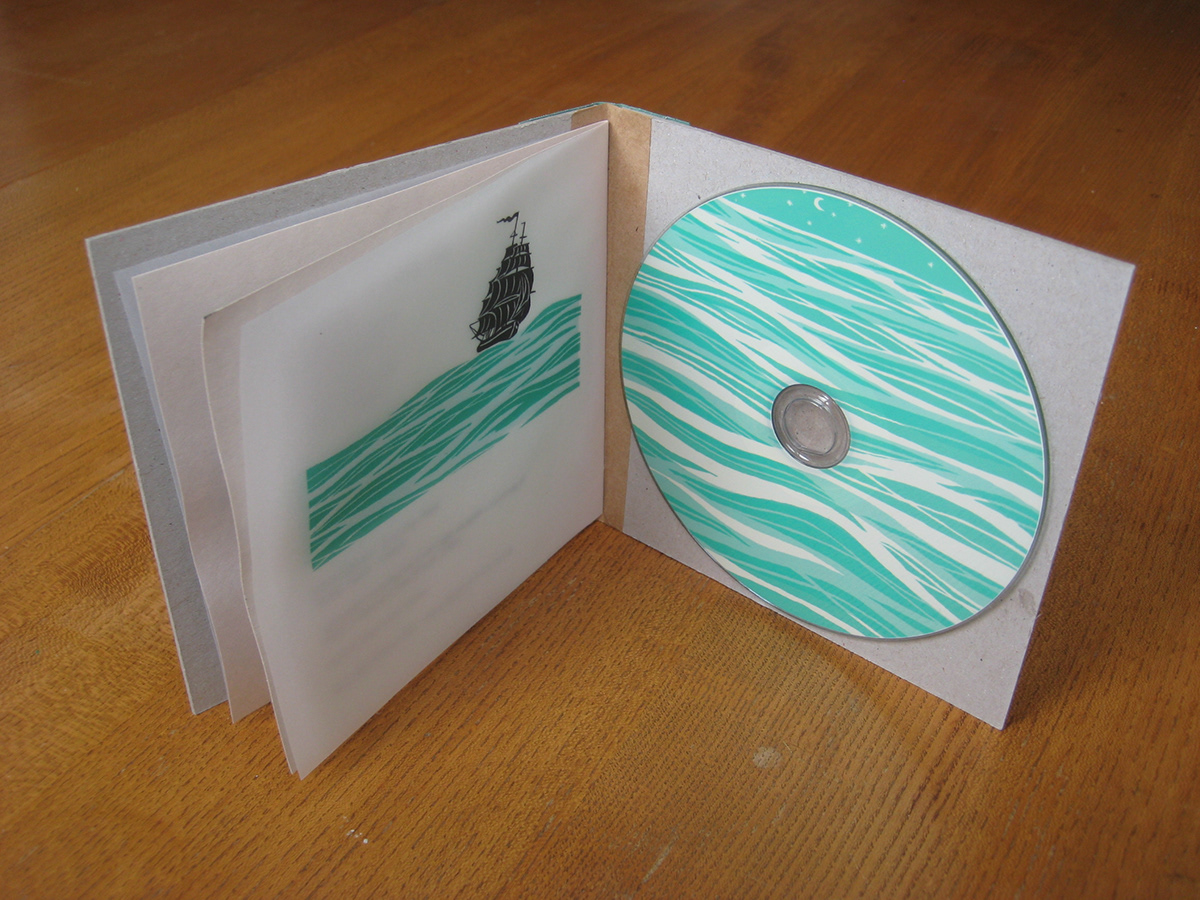 CD packaging cd thalassing   indie gocco  print gocco