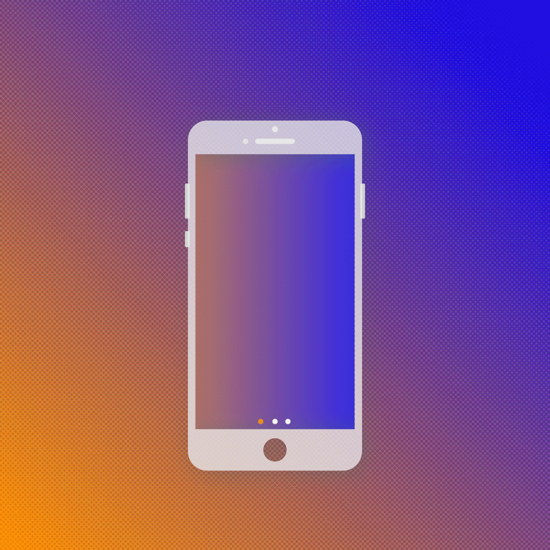 music app emotion gradient Pop Art android ios blue orange graphics emojix user interface dead concept vishnu khowal anant Barla best music app