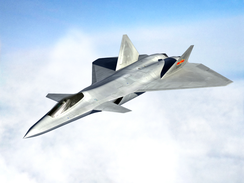 Aircraft airplane stealth figther concept J-XX future