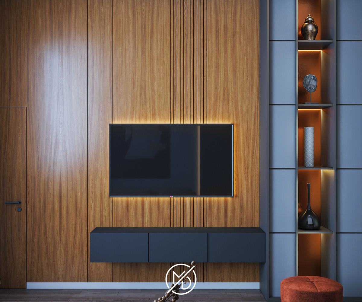 3ds max bathroom design interior design  modern sitting area sitting room TVWALL visualization vray