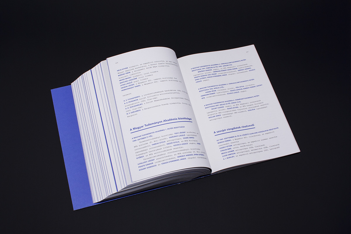book UV fluorescent petőfi special ink Indigo blue open spine spine binding