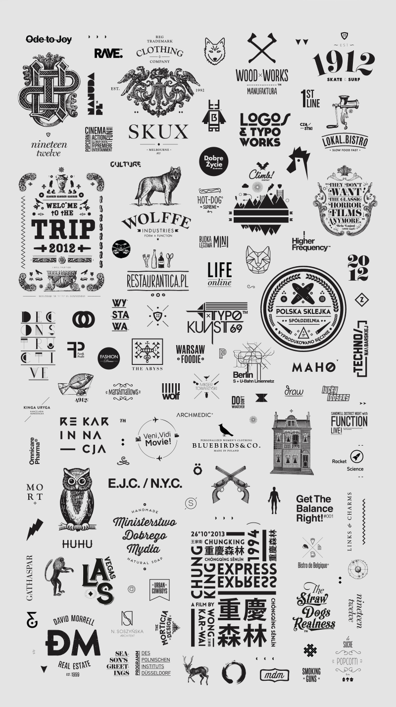 brand logo logos logopack typo set logoset customlettering