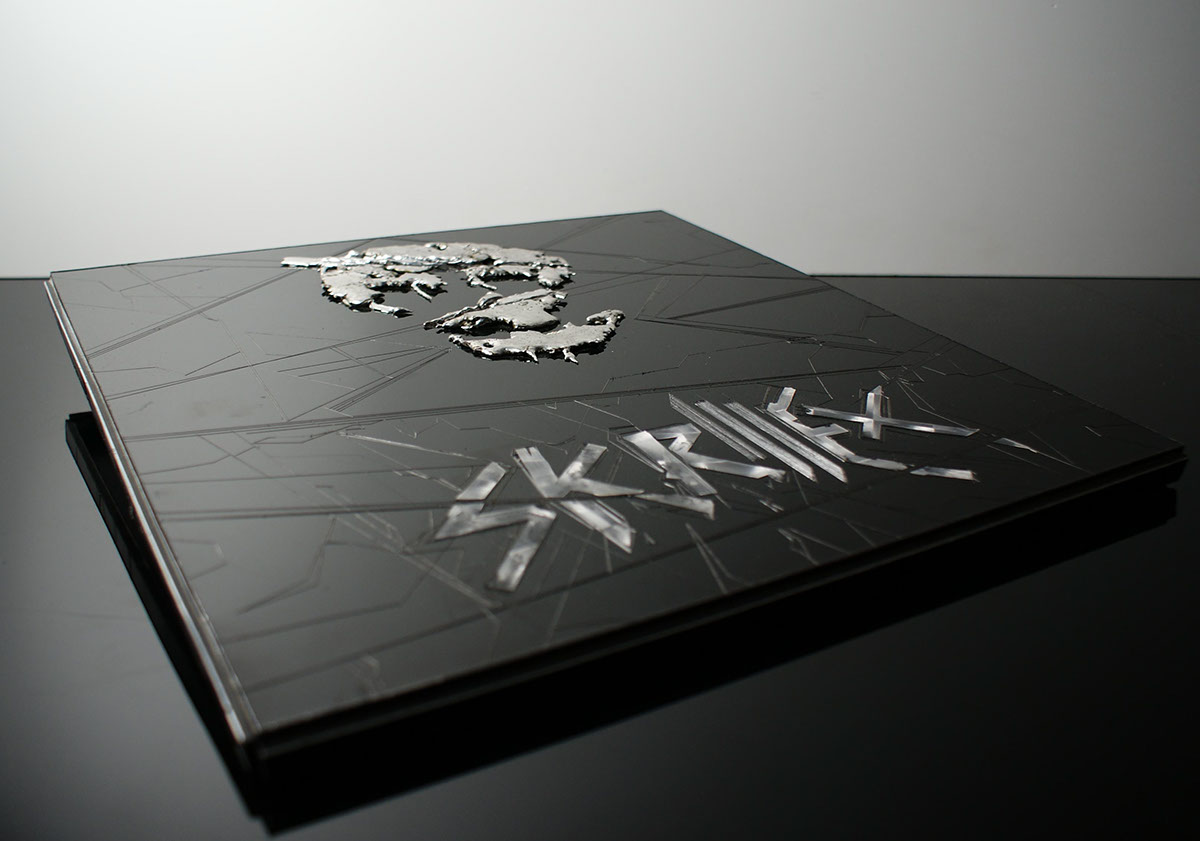skrillex vinyl black death fractal collector