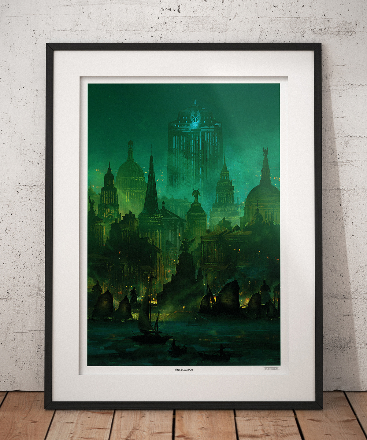 art art print art work embossed ILLUSTRATION  limited edition signed thief video game