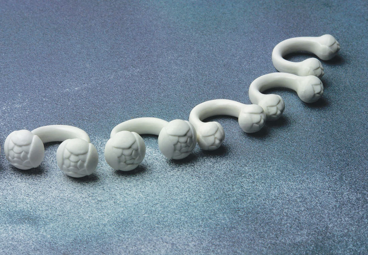 rings porcelain ceramics  jewelry spring