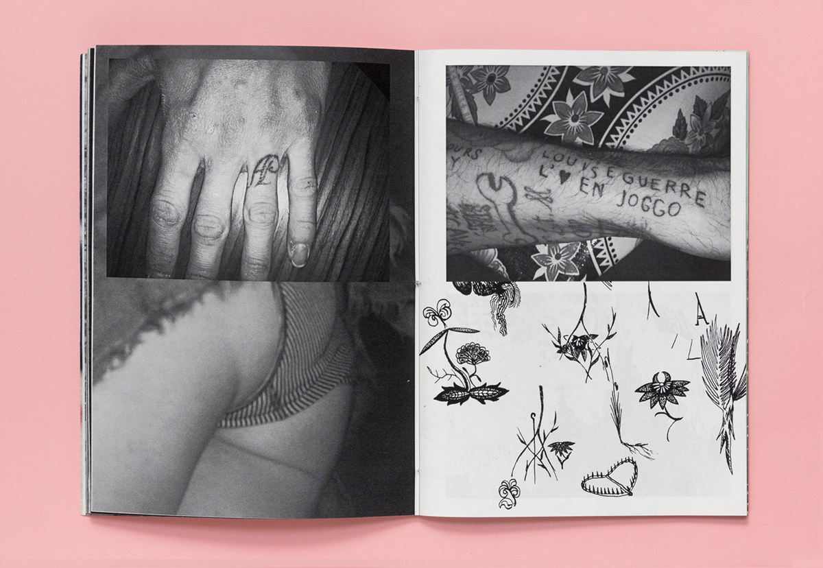 fanzine tattoo photocopy limited black White Drafts sketches night trash