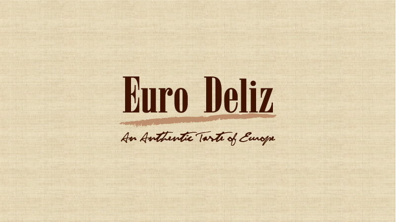 Layout restaurant Euro Deliz taiwan menu cuisine European branding 