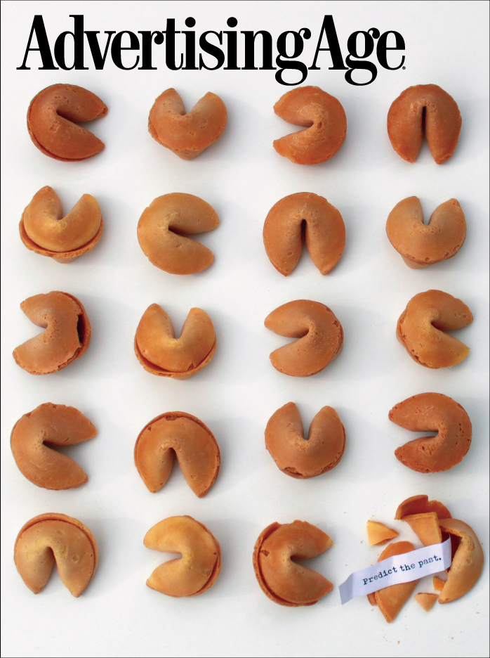adage  Advertising Age  graphic design  hand lettering  art direction  lettering   Information Design  infographic photo time fortune cookie Creativity  Magazine  Magazine Cover