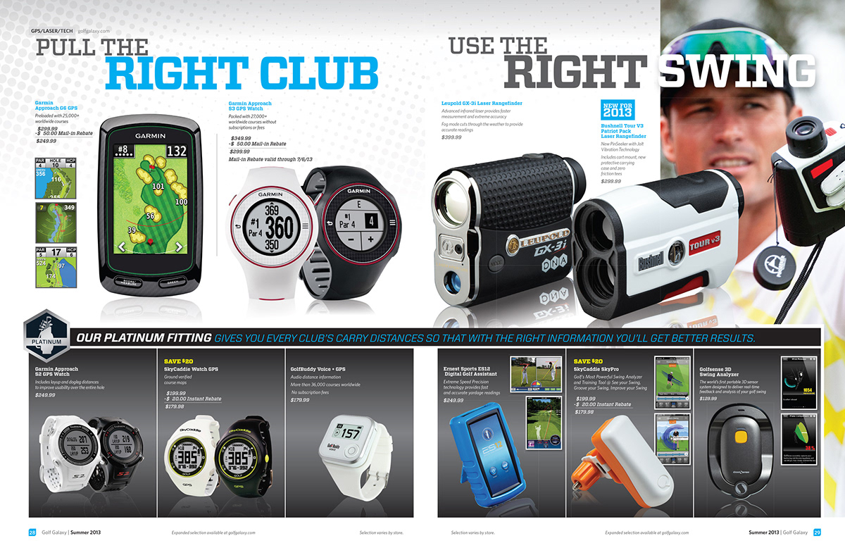 Golf Retail catalog AIDA 2013 aida Retail golf Sports Retail sports
