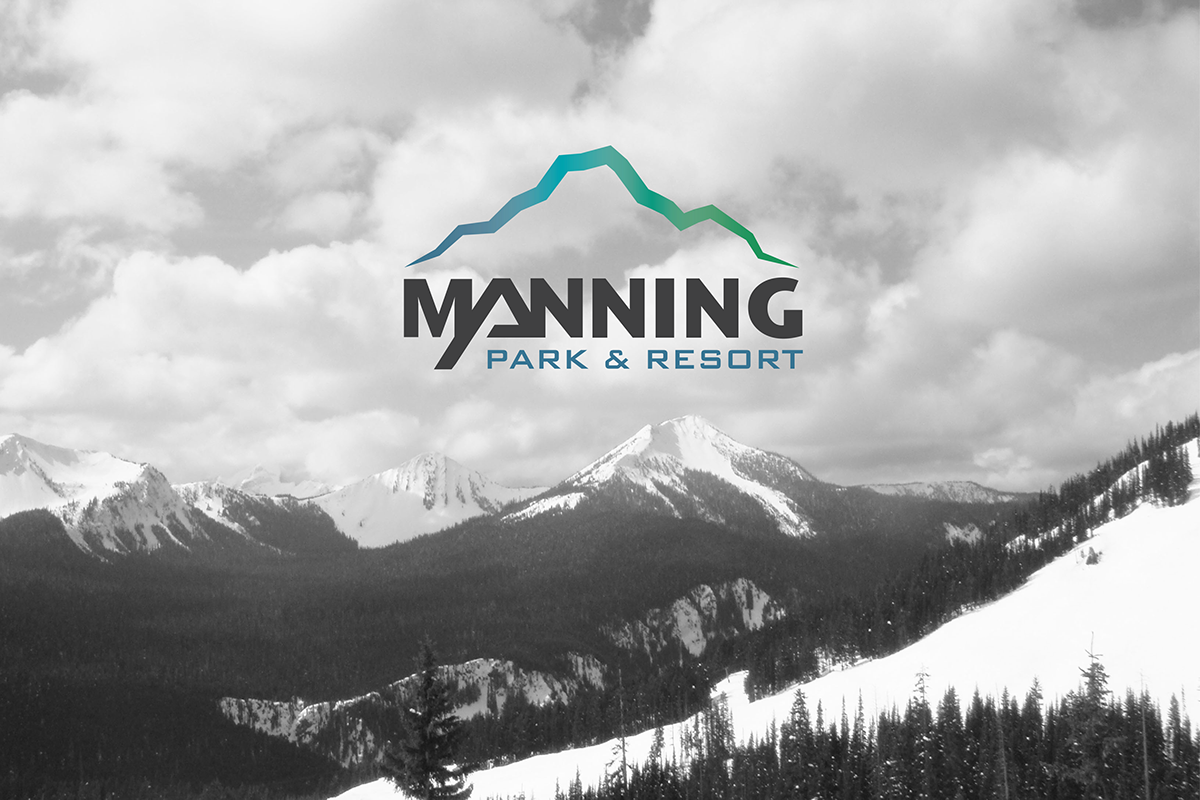 manning snow Snowboarding Outdoor destination adventure hiking Travel manningpark campaign brand Rebrand