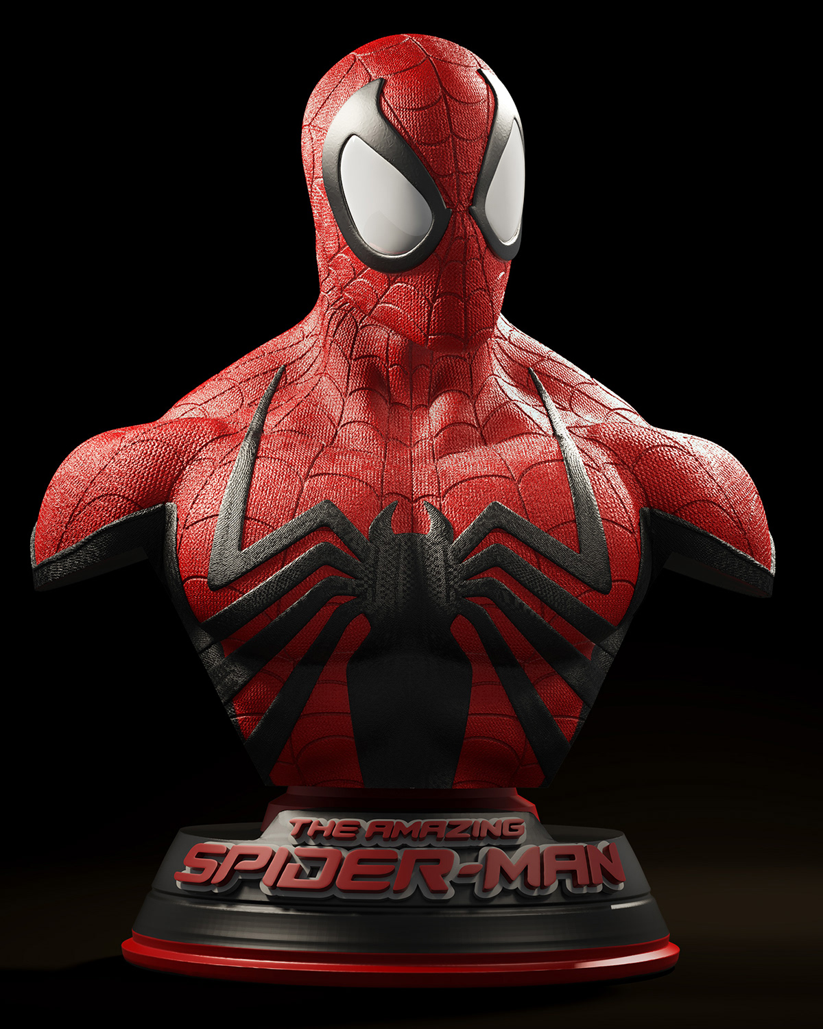 spiderman spider-man 3d print collectible toyart 3D Render keyshot 3d modeling 3d art