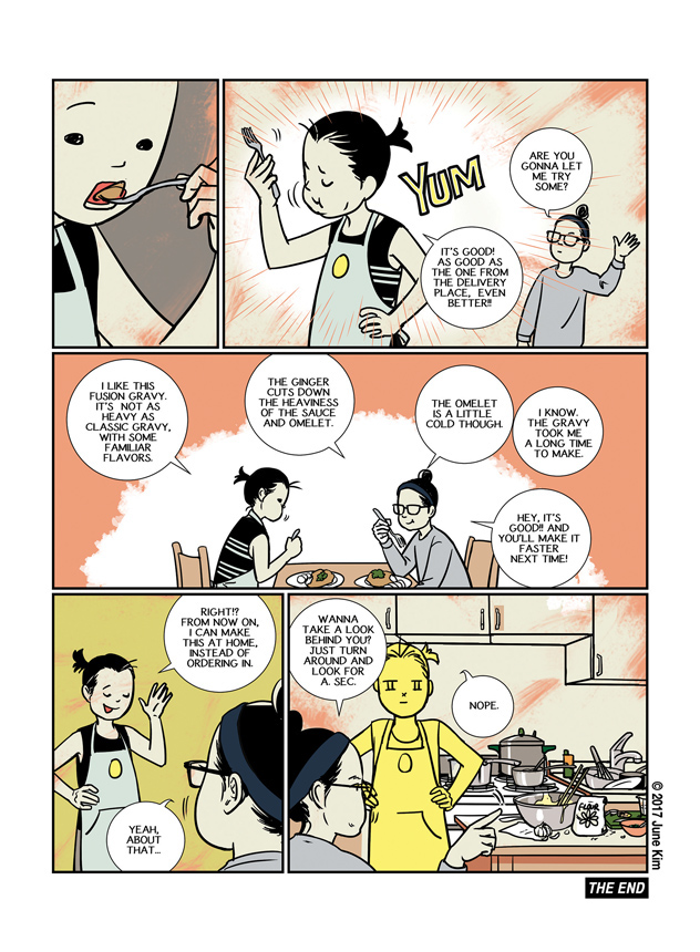 comic foodcomic manga cartoon cooking Food  Sequential Art Graphic Novel ILLUSTRATION  egg
