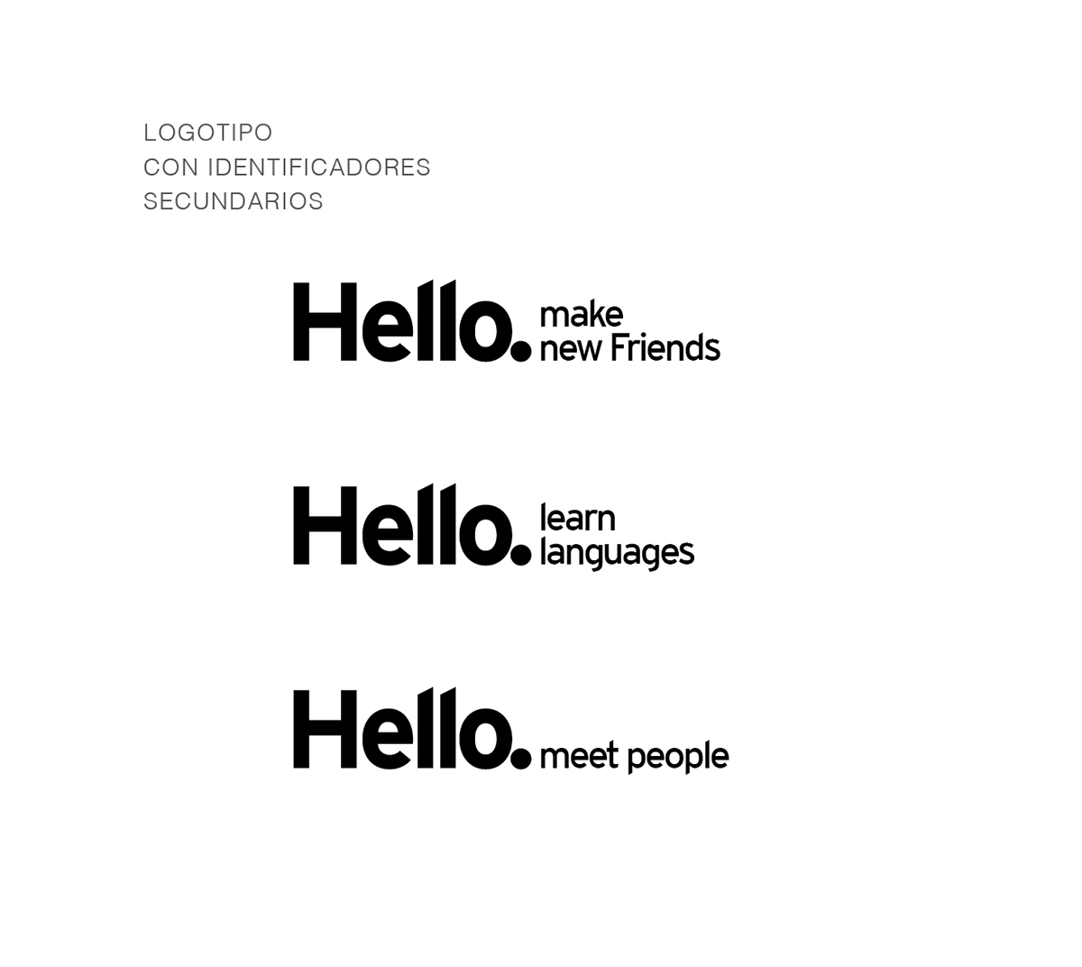 Logotipo portal idiomas language Logotype logo Logo Design