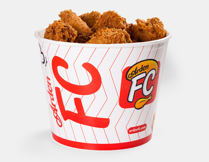 kurumsal kimlik ambalaj tasarımı arden fc fastfood fried chicken Galaksi