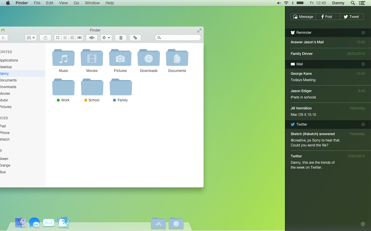 mac apple os x user interface syrah OS X 10.10