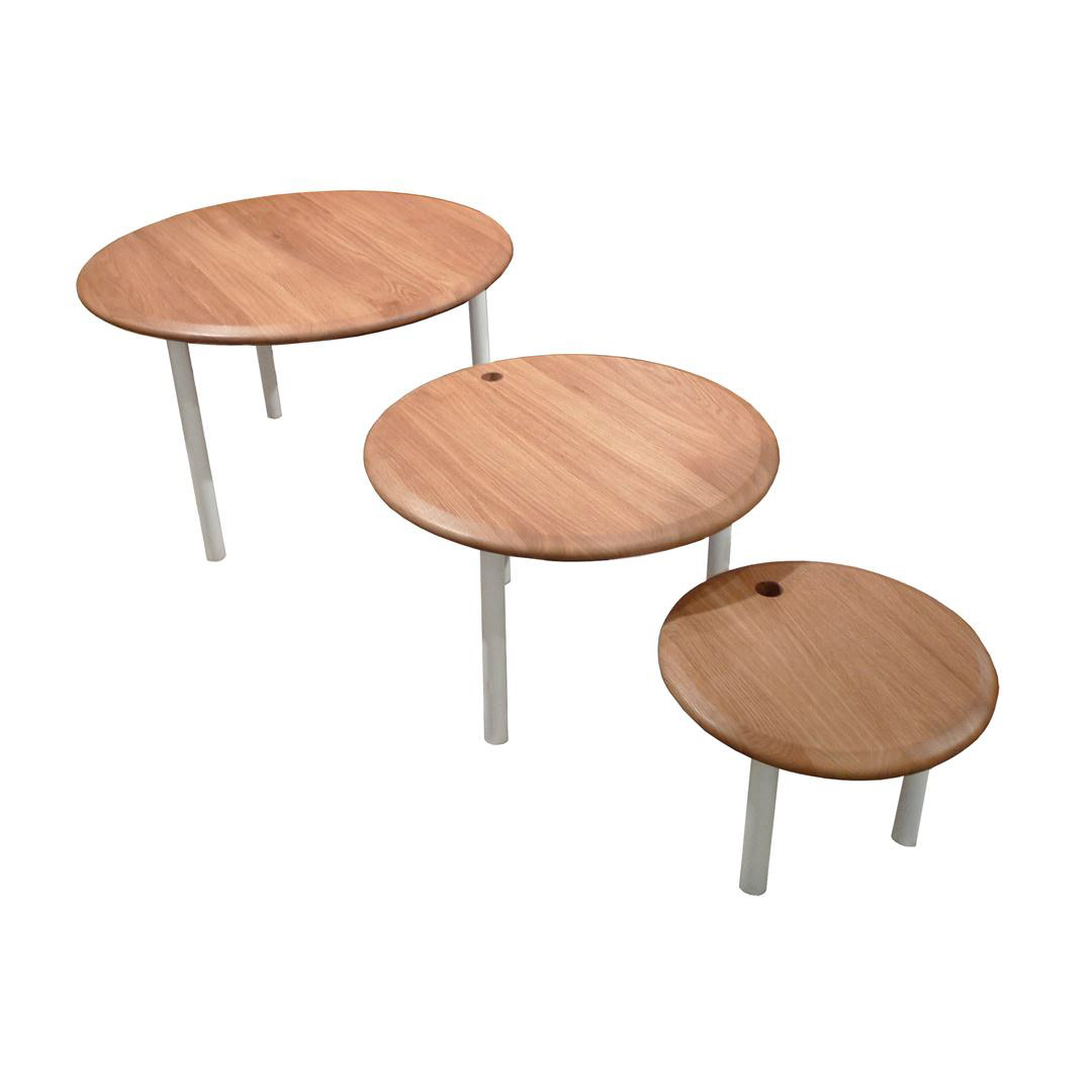 tables heals Kirsty Whyte nesting oak
