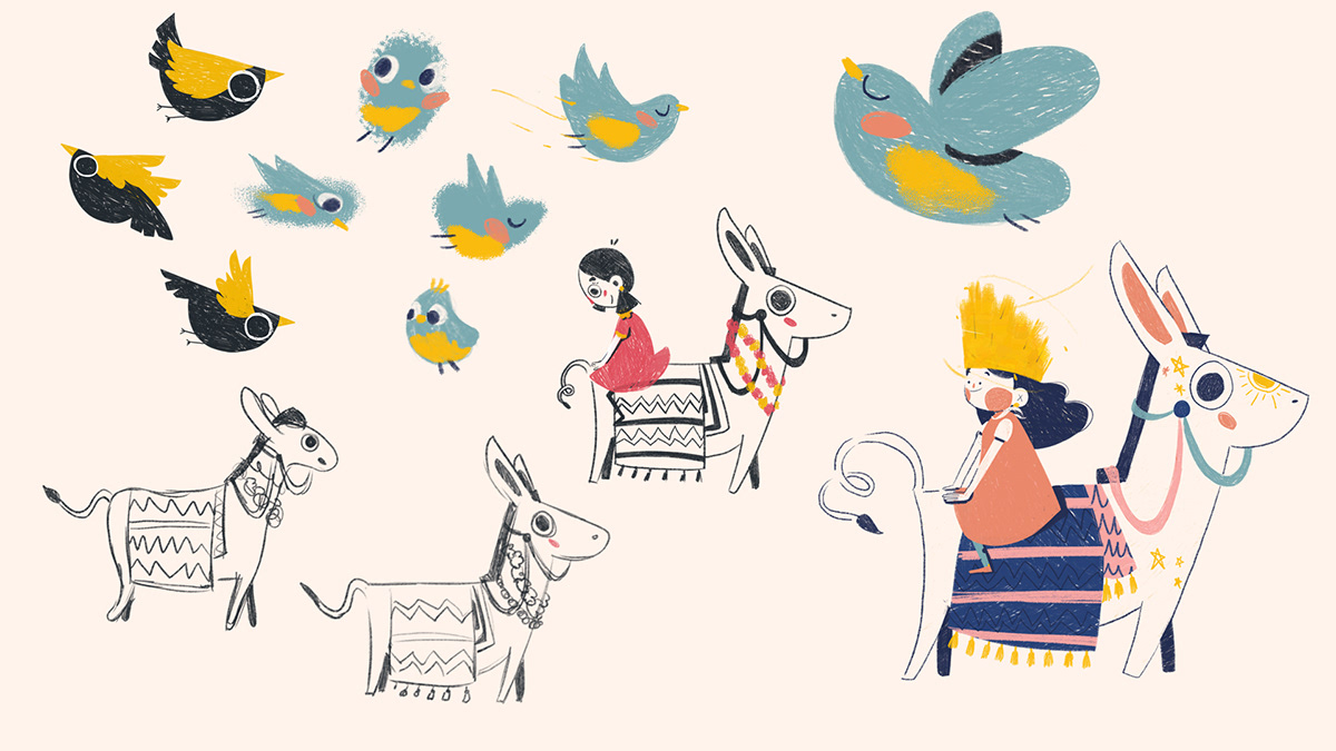 advertisment animation  children illustration illustrations traditional animation egypt egyptian