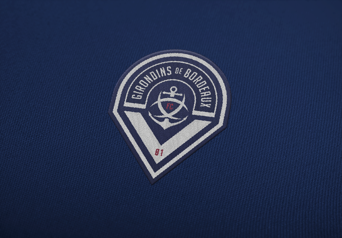 soccer football club Bordeaux logo sport Ligue 1 Rebrand sports badge