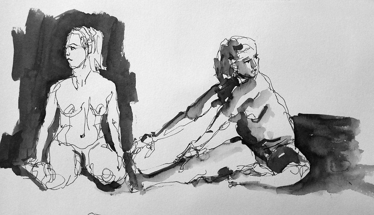 life drawing Drawing  nude sketches