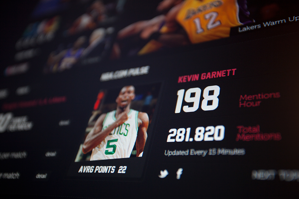NBA user interface sport berkanism Statics graphics iPad iphone user experience