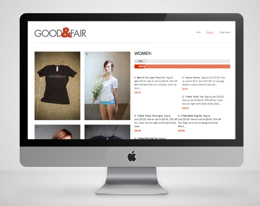 Clothing  website  fair trade
