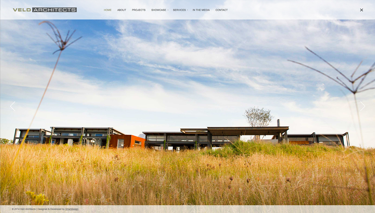 architectural website photography website bold text strong text full screen