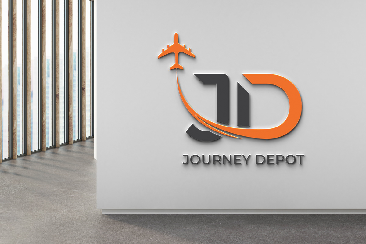 Travel logo travel agency logo Journey Logo minimal clean modern logo identity Travel agency logo design Travel logo design