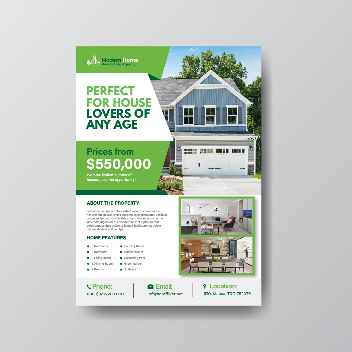 agent real estate advertisement banner broker flyer graphics design postcard user interface