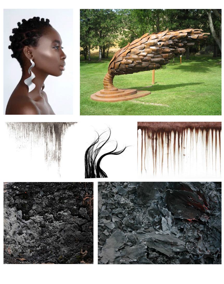 woman earth artwork black woman Digital Art  ILLUSTRATION 