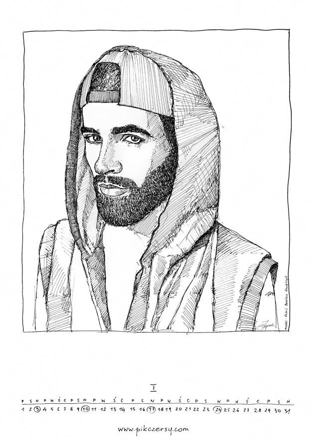 graphic draw sketch nude male bearded gayart FINEART beard hairyboy portrait grafika ilustracja moda pikczersy