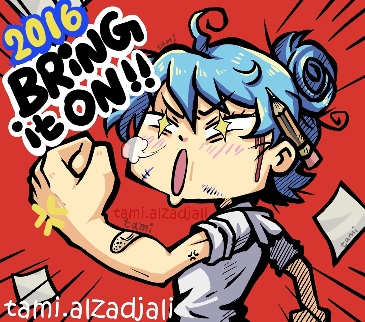 new year anime manga comic funny tami bring it on