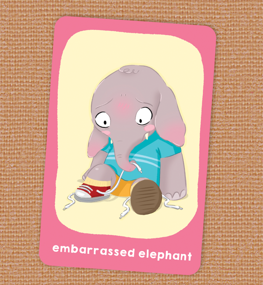 kids games children's games children's illustration animal illustration game design  Animal game card game