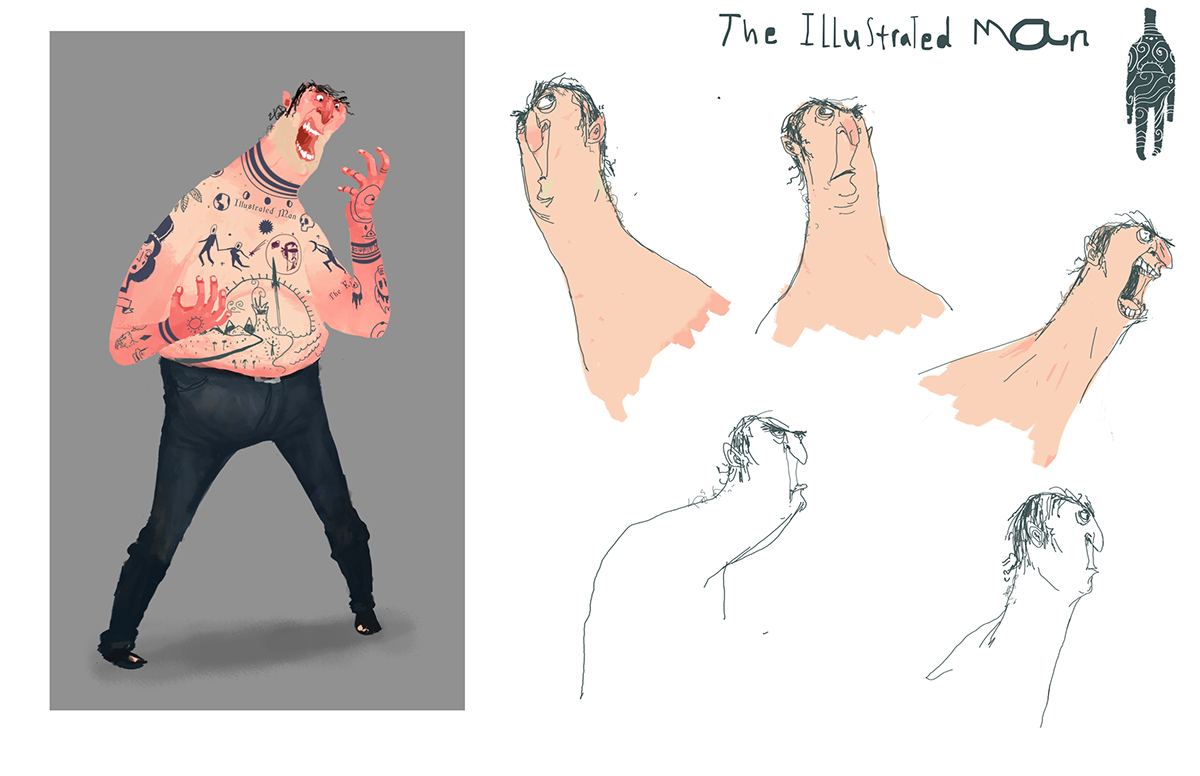 the illustrated man