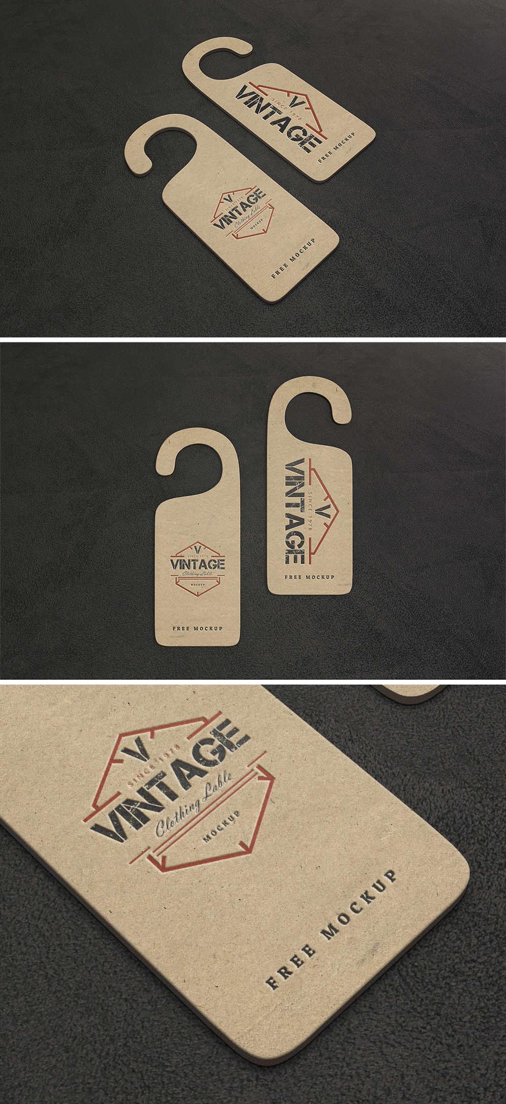 Download Vintage Label PSD Mockups (FREE PSD) on Behance