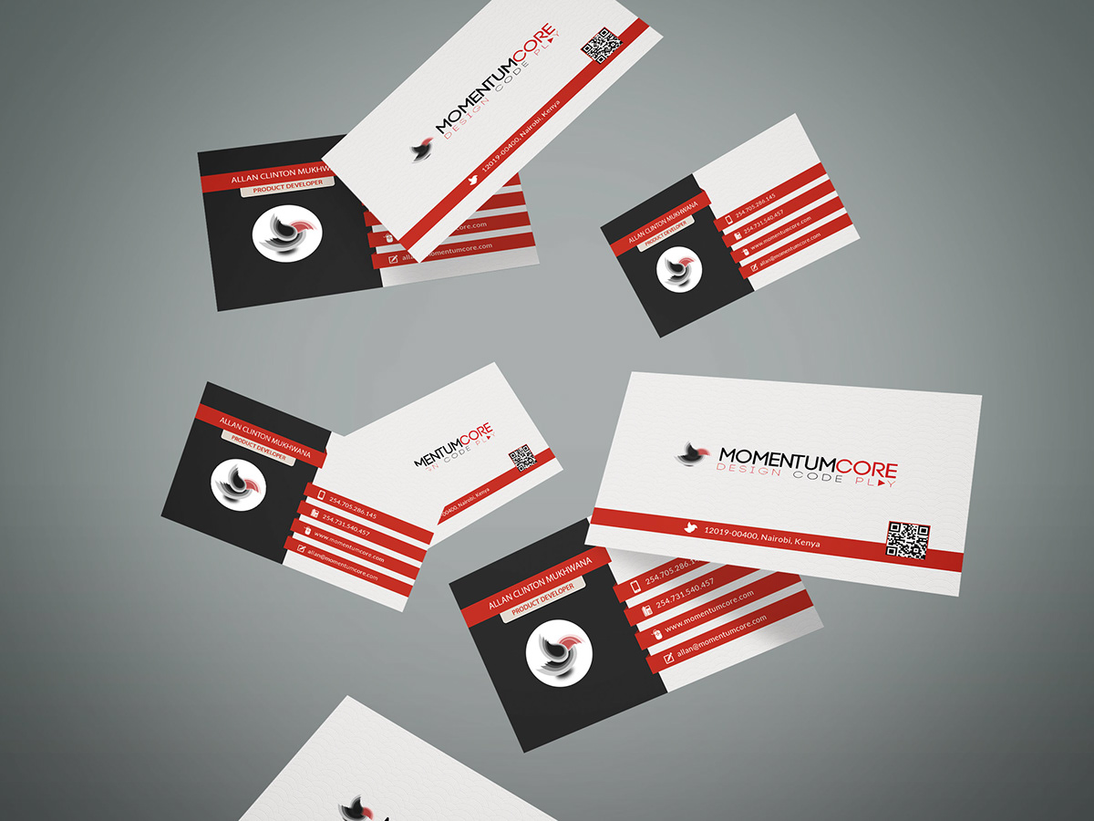 business card Momentum Core