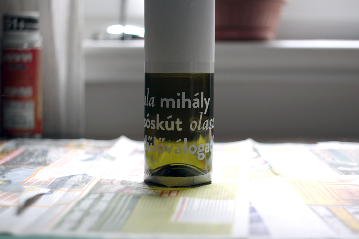 wine label Sóskút 2014 figula Cégér Olaszrizling dűlőválogatás laser stencil cork wine