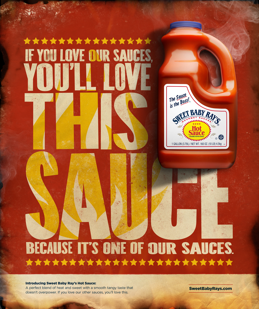 hot sauce bbq sauce wing sauce poster print typography   letterpress design grunge branding 