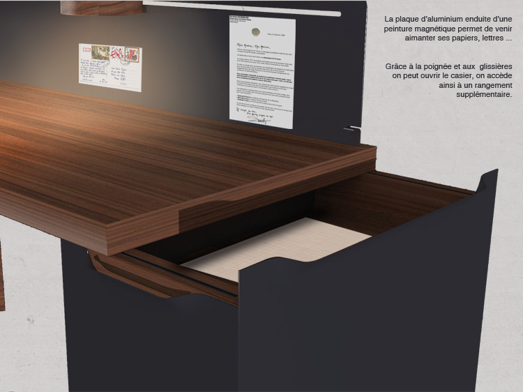 Elan desktop wood hurluberlu design Work  bureau hurluberludesign