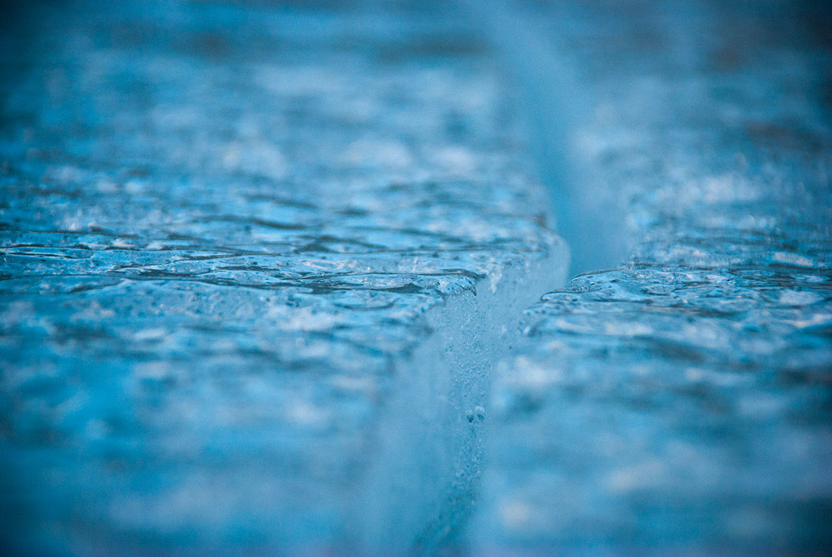 Adobe Portfolio surface rocks ice pattern snow walls glass