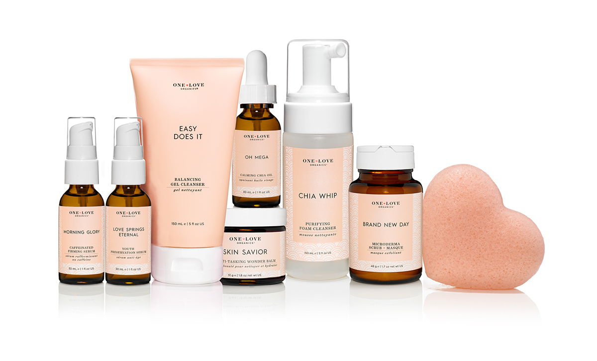 package design  beauty cosmetics skincare skin care redesign Rebrand peach handdrawn pattern