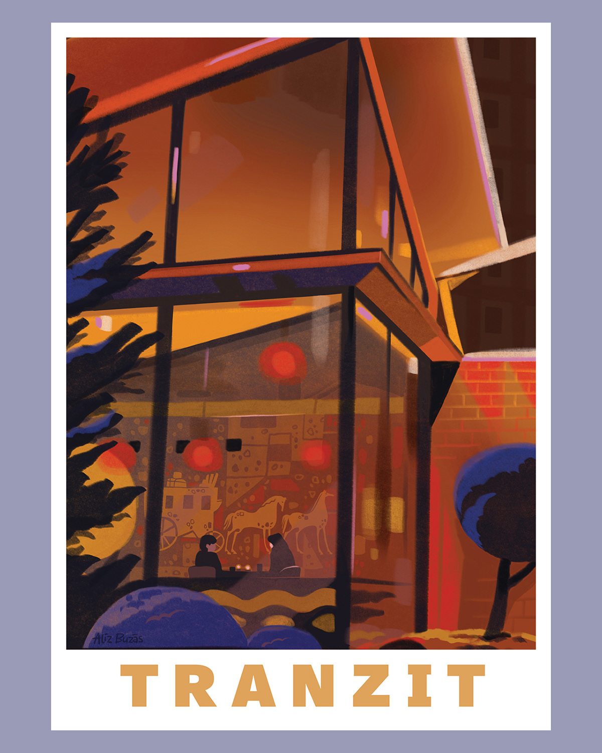 budapest Coffee COVid helping pandemic people poster restaurant support architecture